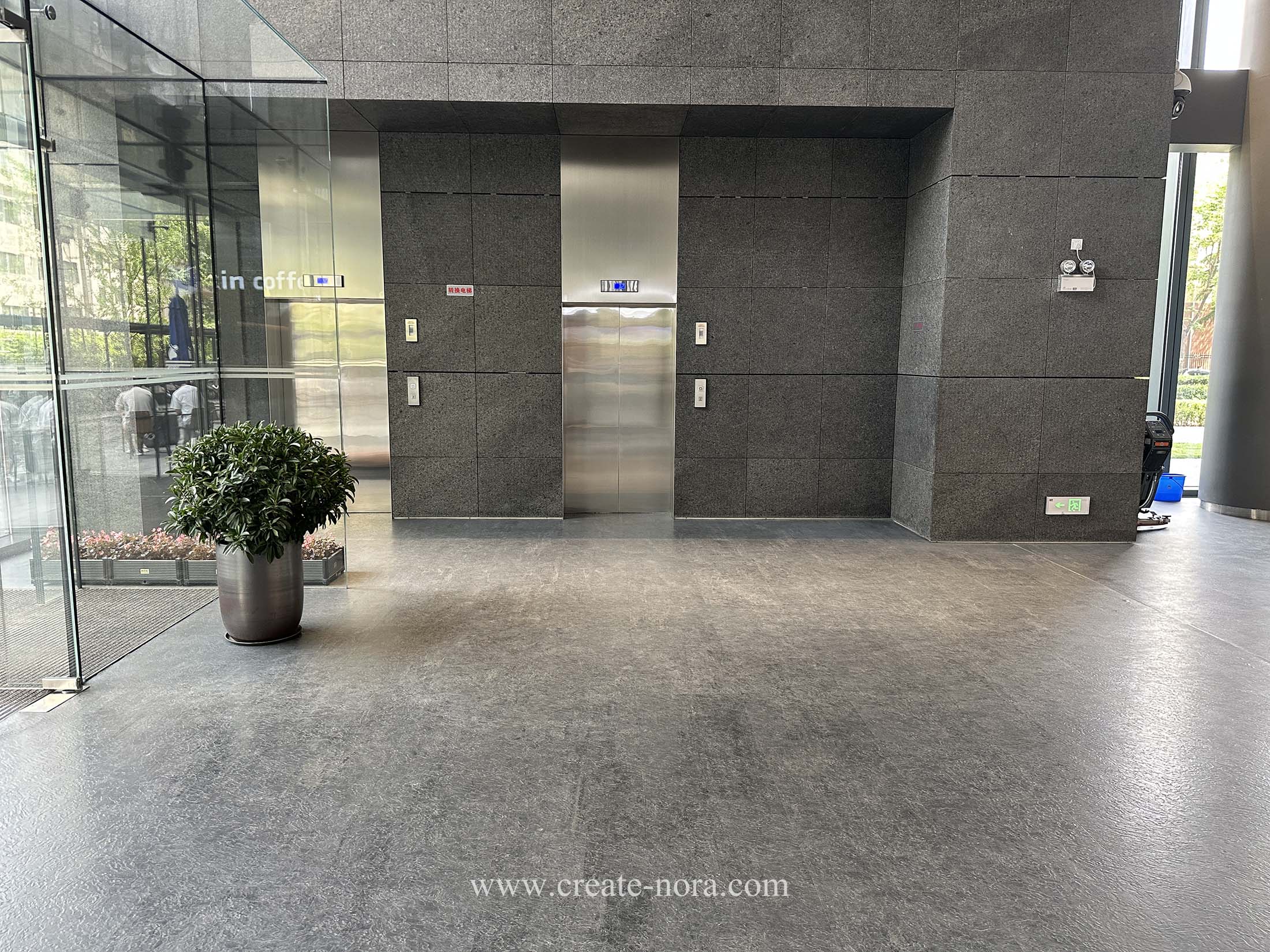 the photo of nora rubber flooring in Huicheng International Tower 3